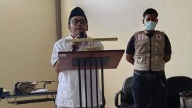 (Ricky Kurniawan saat memberikan sambutan/foto: istimewa)