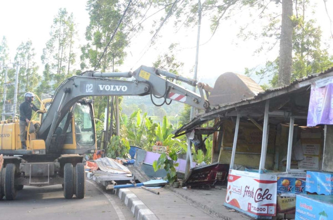 Setelah Penggusuran di Area Puncak, Pemdakab Bogor Berikan Jaminan Kenyamanan Berusaha bagi Pedagang