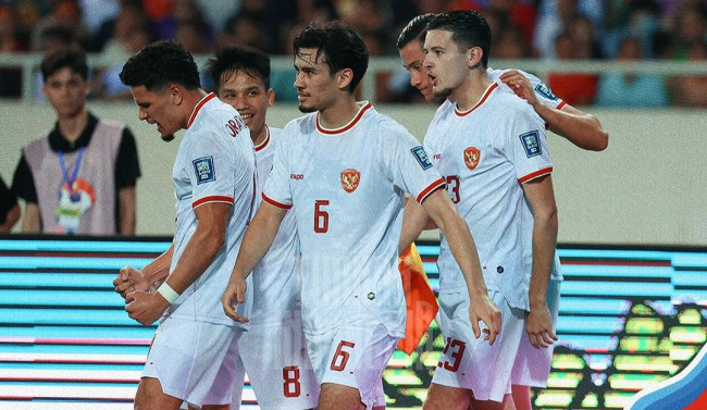 Menyala! Timnas Indonesia Menang Melawan Vietnam di Stadion My Dinh, Babat Habis 3-0