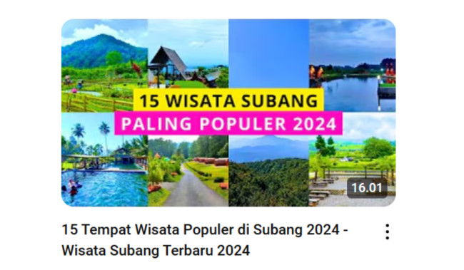 15 Tempat Wisata Populer di Subang yang Cocok untuk Liburan Romantis di Hari Valentine