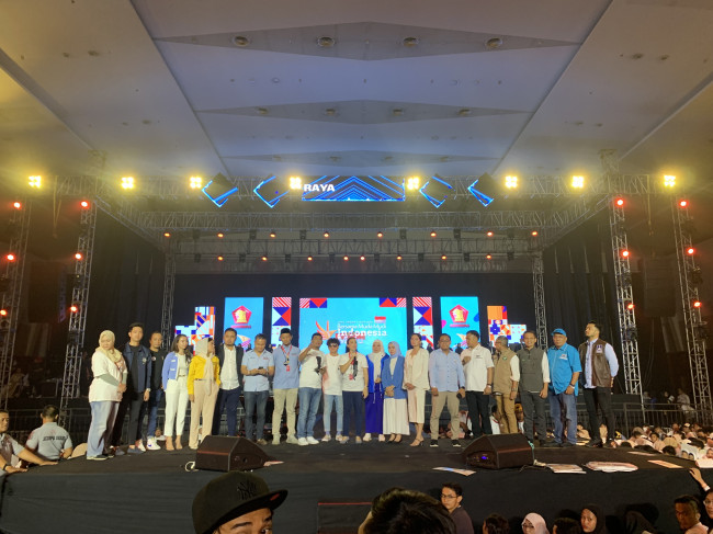 Sayap Gerindra TIDAR Mengadakan Apel Akbar Bersama Muda Mudi Indonesia Maju