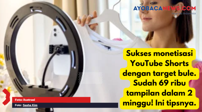 Strategi Mas Yoss: Kenapa Konten YouTube Shorts Bisa Mendatangkan Ribuan Dolar dalam 2 Minggu
