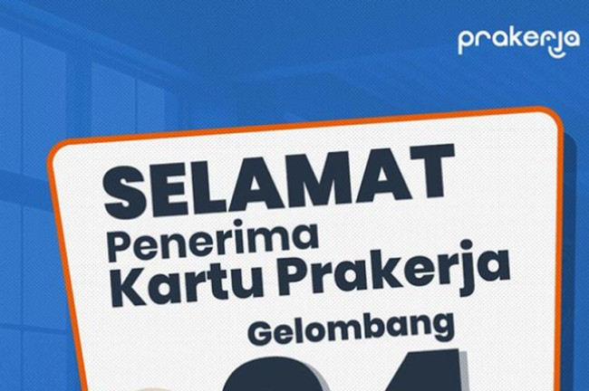 SELAMAT! Penerima Kartu Prakerja Gelombang 64 Sudah Diumumkan, Langsung Klaim Pelatihan Gratis Sekarang