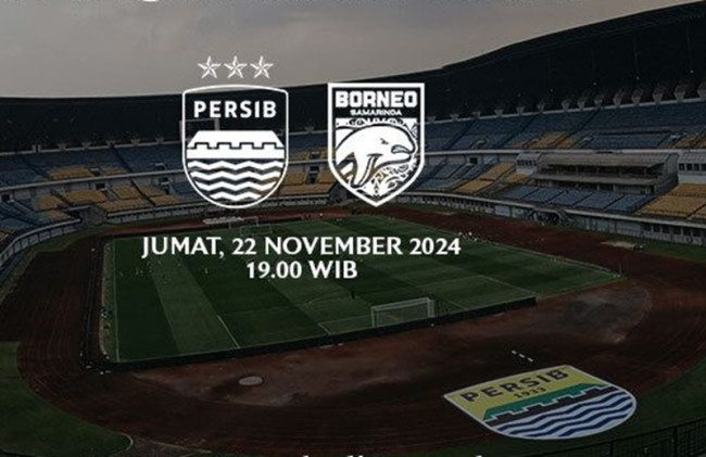 LINK Live Streaming Persib vs Borneo FC, Siaran Langsung Liga 1 2024/2025 Malam Ini