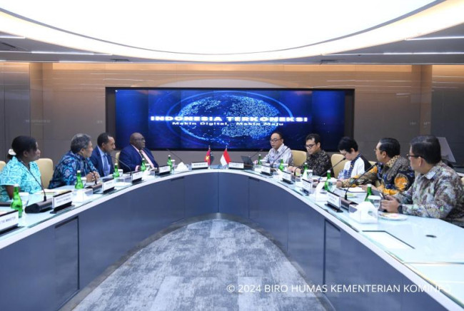 Menteri Komunikasi dan Informatika Jajaki Kerja Sama TIK dengan Papua Nugini