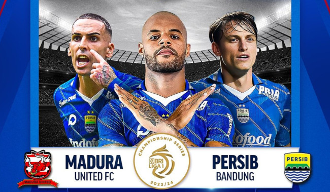 Link Live Streaming Persib Bandung Vs Madura United, Tinggal 1 Laga Menuju Kemenangan