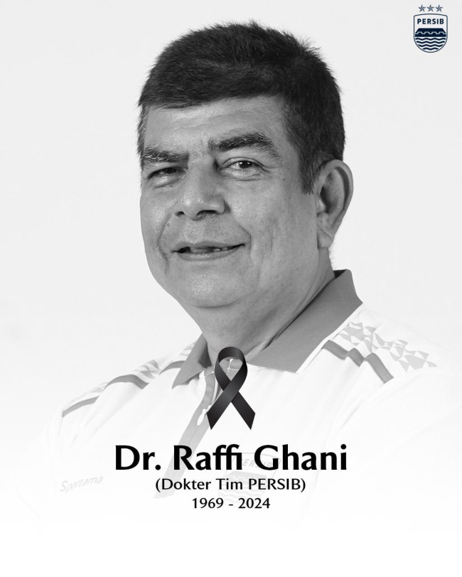 Persib Diselimuti Duka, Dokter Raffi Ghani Meninggal Dunia