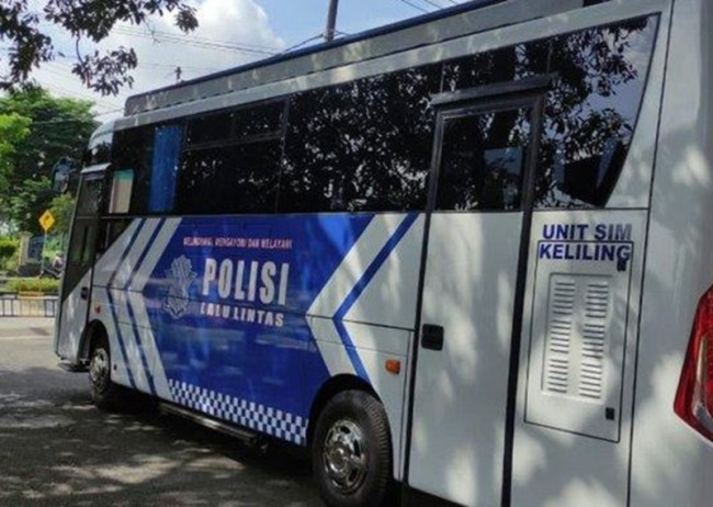 Layanan SIM Keliling Jakarta Hari Ini Buka di Lima Lokasi