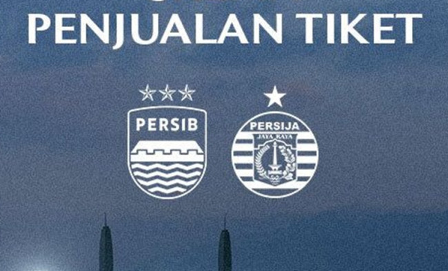 Cara Beli Tiket Persib vs Persija Liga 1, Wajib Tahu Skema Baru Ini