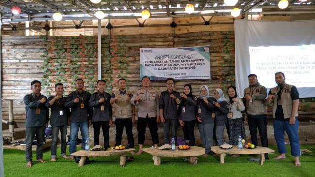 Rawan Pelanggaran Kampanye, Panwascam Kertasari Kabupaten Bandung Gelar Rapat Koordinasi
