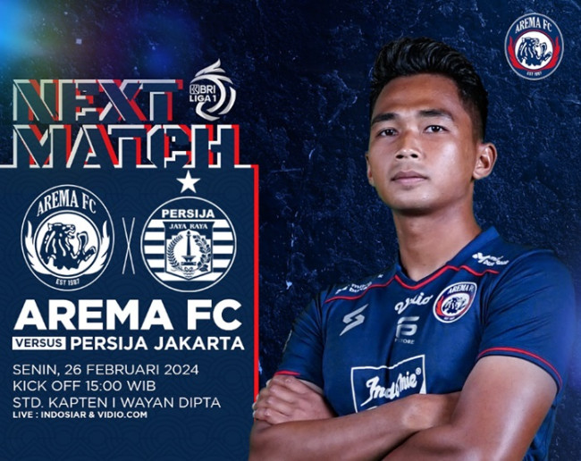 Arema FC Hadapi Ujian Berat Saat Harus Menjamu Persija Jakarta di Pekan ke-26 Liga 1 2023/2024
