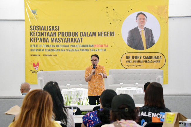 Wakil Menteri Perdagangan Ajak Pelaku UMKM di Sulawesi Utara Melek Digital