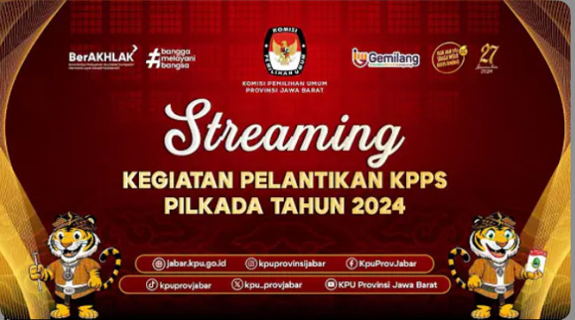 Gelar Pelantikan KPPS Pilkada 2024 di Jawa Barat, Berikut Rincian Tugasnya