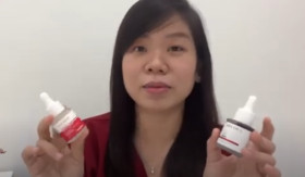 BATTLE REVIEW SKINCARE - Cek perbandingan antara peeling serum Hanasui VS Implora, dari segi harga, kandungan, tekstur dan hasil akhir. - Foto tangkap layar YouTube/ AY Production.
