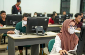 JADWAL HASIL PENGUMUMAN UTBK 2024 -Ilustrasi peserta UTBK 2024 di Unpad. Jadwal hasil pengumuman UTBK 2024. -Ilustrasi Instagram/@universitaspadjadjaran.