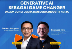 WEBINAR PRAKERJA GENERATIVE AI – Ilustrasi webinar AI Prakerja. Prakerja adakan webinar gratis, membahas generative AI untuk usaha dan insdustri kerja, langsung dari eksekutif yang berpengalaman – Ilustrasi Instagram/@prakerja.go.id.