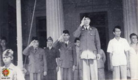 PASKIBRAKA 17 AGUSTUS - Pertama kali pengibaran bendera di Jakarta, Mutahar kembangkan formasi 17, 8, 45 -Foto dok. arsip.jogjaprov.go.id.