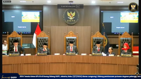 HASYIM ASY'RI - DKPP RI Jatuhkan Sanksi Pemberhentian Tetap untuk Ketua KPU RI Hasyim Asy'ari terkait Dugaan Asusila - tangkapan layar youtube/DKPP RI