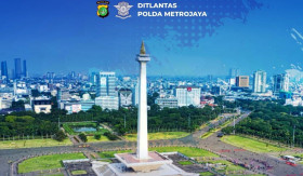 HUT BHAYANGKARA KE-78 - Lalu lintas Monas dan sekitarnya, dipastikan padat karena ada acara HUT Bhayangkara ke-78. -Instagram/@tmcpoldametro.