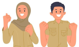 ASN – Ilustrasi ASN. Pemerintah tak keluarkan surat edaran jam kerja ASN di bulan Ramadan. – Ilustrasi Freepik/ syarifahbrit.