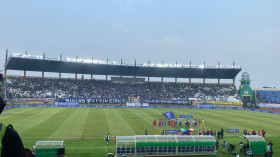 Suasana Stadion Si Jalak Harupat yang tak akan lagi ada gemuruh Bobotoh Persib. Foto ayobacanews.com/harikal pohan.