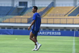 Gelandang Persib, Beckham Putra mengungkapkan persiapan timnya untuk hadapi Madura United. (FOTO: Persib).