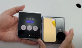 HP LIPAT - Oppo find N3 flip dan Samsung flip 5, keduanya punya harga yang tidak jauh berbeda, ini kualiatas kameranya. - Foto tangkap layar YouTube/Mr Perez.