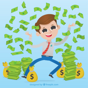 Ilustrasi Intensif Cair - Berikut wow! insentif program kartu prakerja cair dua kali. (Freepik.com).