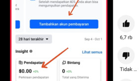 TIPS- Ngalir Cuan! Berikut Cara Monetisasi Facebook dengan 500 Pengikut (Sumber: @Endinuryadin)