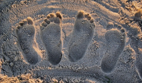 FLAT FOOT - Bentuk telapak kaki flat foot, harus segera mendapatkan penanganan yang tepat. -Foto ilustrasi Pixabay/Michel_van_der_Vegt.