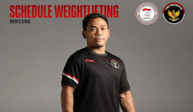OLIMPIADE PARIS 2024 - Eko Yuli Irawan, siap bertanding dalam cabor angkat besi di Olimpiade Paris 2024. -Foto Instagram/@timindonesiaofficial.