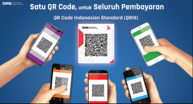 PPN 12% untuk transaksi elektronik, termasuk QRIS, mulai berlaku. Foto Bank Indonesia.