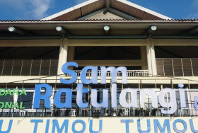 SAM RATULANGAI - Otoritas Bandara menutup operasional sementara untuk penerbangan akibat terdampak abu vulkanik Gunung Ruang. Dok; samratulangi-airport.com.