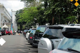 PENITIPAN MOBIL MUDIK LEBARAN -Ilustrasi parkiran mobil. Pemkot Bandung beri solusi bagi warga yang mudik lebaran Idul Fitri, agar bisa titip mobil di Kantor Pemerintah Kota Bandung. -Ilustrasi Instagram/@humas_bandung.