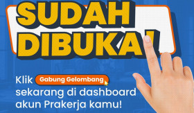PRAKERJA - Pendaftaran gelombang 70 prakerja resmi dibuka hari ini, peserta bersiap buka akun masing-masing. -Instagram/@prakerja.go.id.