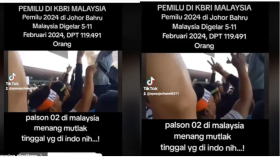 PEMILU CURANG - Polisi tetapkan tersangka dalam kasus dugaan pemilu curang di Kuala Lumpur, Malaysia.-TikTok.