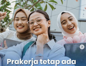 Ilustrasi - penerima manfaat program Kartu Prakerja. Pendaftaran Kartu Prakerja Gelombang 63 telah dibuka. (Instagram/@prakerja.go.id).