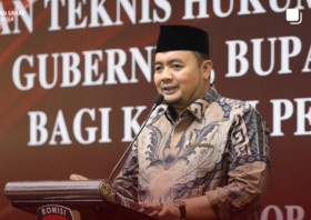 Ketua KPU RI, Mochammad Afifuddin menyebut, jika pihaknya tidak memfasilitasi kampanye kotak kosong pada Pilkada 2024. (Foto: Instagram/@kpu_ri).