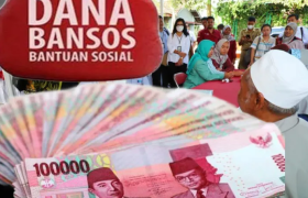 HASIL SURVEI - Berikut hasil survei LSI tentag penerima bansos mayoritas memilih Prabowo-Gibran.