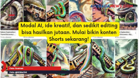 Rahasia konten viral: bus tua dan ular piton bikin cuan! Yuk pelajari trik AI ala SDB Artist.