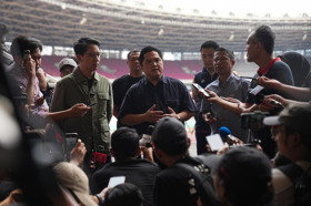 Ketua Umum PSSI, Erick Thohir mengungkapkan kendala proses naturalisasi Jairo Riedwald. (FOTO: PSSI).