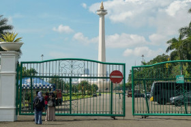 Monumen Nasional. Ilustrasi penampakan udara di DKI Jakarta menurut IQAir berada di peringkat pertama terburuk di dunia. Dok: kemenparekraf.go.id.