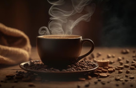 Ilustrasi kopi - Sebuah studi menyebut kebiasaan duduk lama tanpa minum kopi dapat sebabkan kematian dan penyakit kardovaskular. Ilustrasi/Freepik.