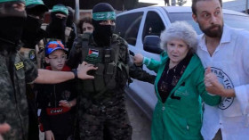 (Ilustrasi pembebasan Sandra oleh Hamas/foto : bbc.com)