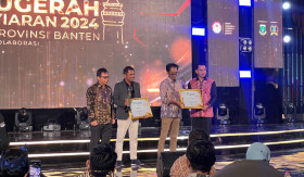 Program anugrah program penyiaran Tv dan radio terbaik versi KPID Banten 2024. –Foto dok.AyoBacaNews.com.