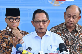 Mendagri Tito Karnavian menyampaikan tanggal pelantikan kepala daerah hasil Pilkada Serentak 2024 usai mengusulkan kepada Presiden Prabowo. (FOTO: X/Kemendagri).