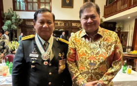 MINTA JATAH KE PRABOWO - Ketua Umum Partai Golkar, Airlangga Hartarto tanpa ragu meminta jatah 5 menteri untuk masuk dalam kabinet Prabowo-Gribran. - Instagram/@airlanggahartarto_official.