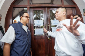 (Anies saat acara di Bandung/Foto: instagram @aniesbaswedan)