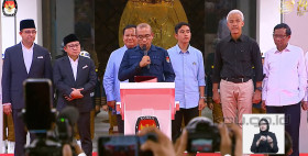 (sambutan ketua KPU/foto: kpu.go.id)