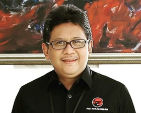 Sekjen PDI Perjuangan, Hasto Kristiyanto kabarnya ditetapkan sebagai tersangka kasus korupsi. (Foto:X/Hasto).